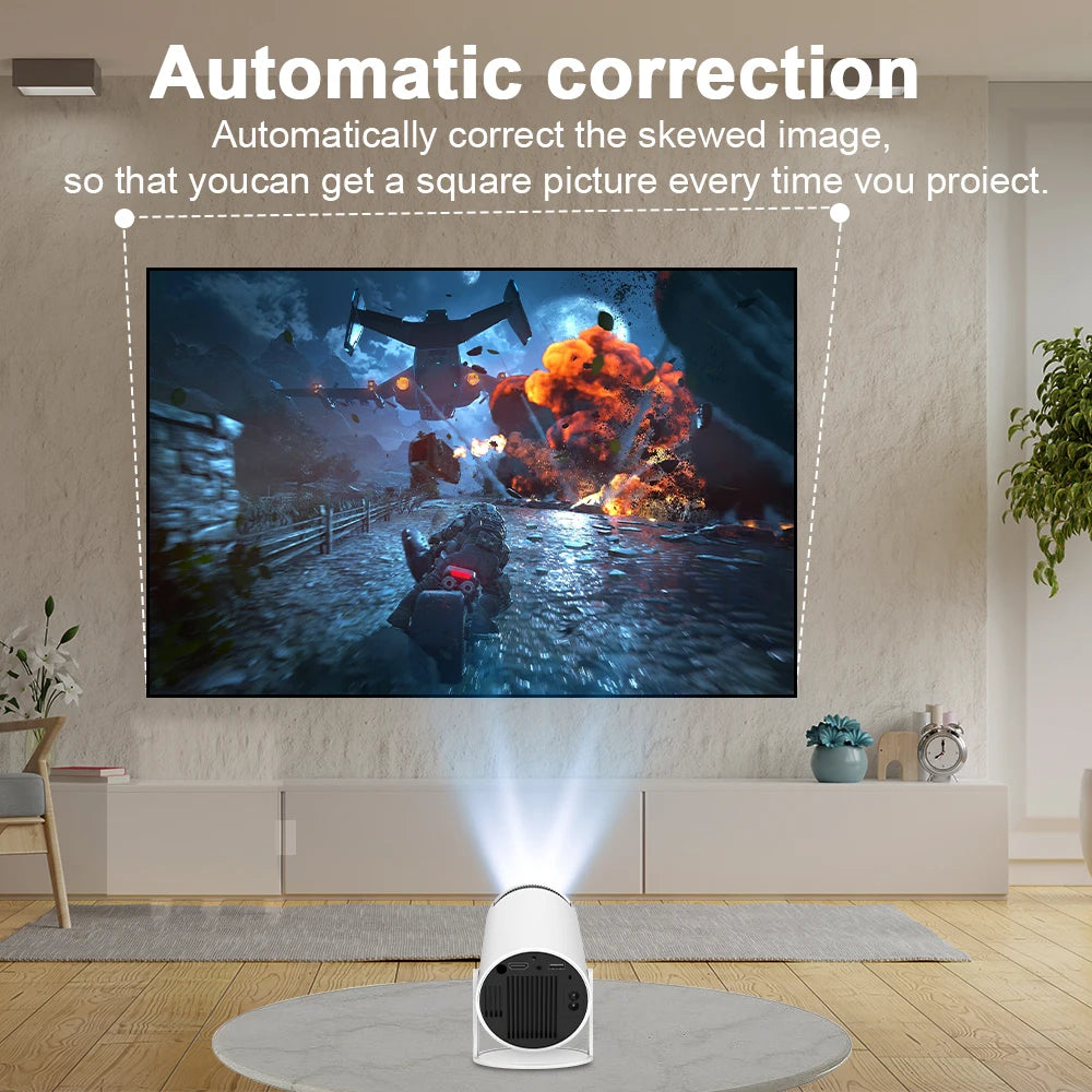 "Proyector 4K Magcubic HY300 Pro – Wifi6, Android 11, 260 ANSI, Portátil para Cine en Casa y Exterior"